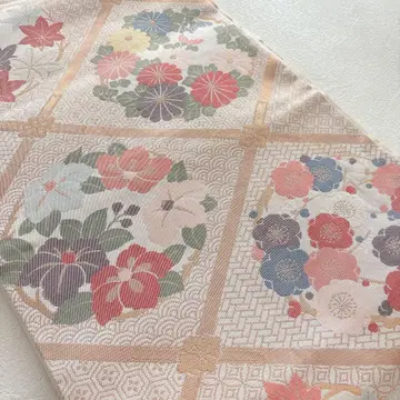 나고야 오비 꽃무늬