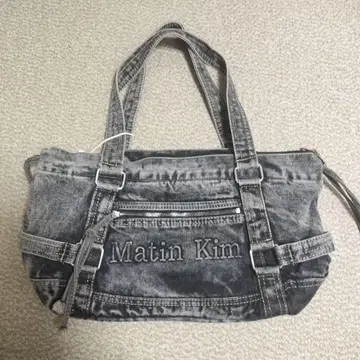Martin Kim 데님 그레이 숄더백