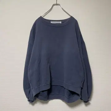 코그자빅 스모크 퍼프 슬리브 맨투맨 오버 사이즈 숏 기장