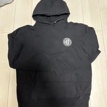HUF 블랙 후드티 XL