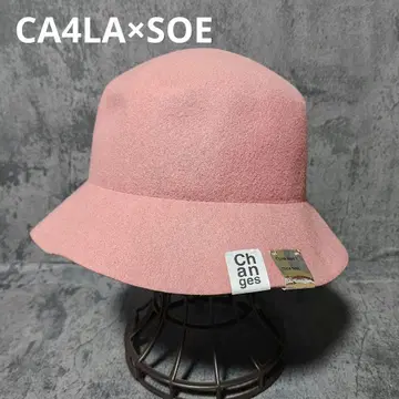 CA4LA x SOE 콜라보 버킷 햇 펠트 햇 택 울 모자