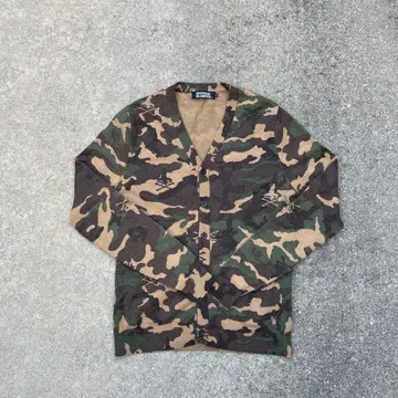 HYSTERIC GLAMOUR 카모 무늬 가디건