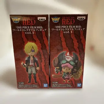 새상품 ONEPIECE FILMRED 월드 컬렉터블 피규어 2체 세트