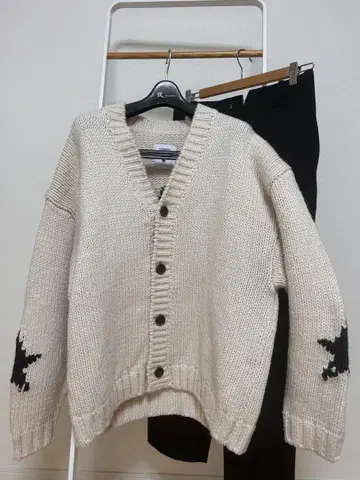 converse Tokyo 별 패턴 니트 가디건