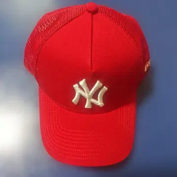 YANKEES 레드캡 반다나 패턴