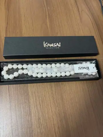 KANSAI SELECTION 화이트 펄 목걸이