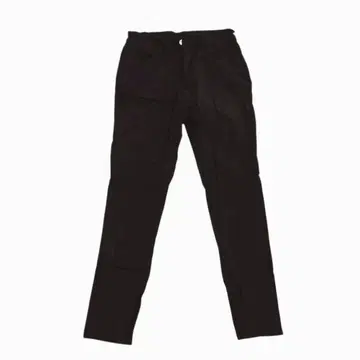 Re:EDIT 블랙 테이퍼드 팬츠 스트레치 슬림 레그 (LC)