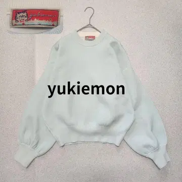 [ 시착만 한 상품 ] 유키에몬 푸카푸카 풀오버 라메 니트 프랑슈리페 M