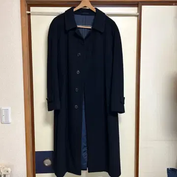 네이비 스텐카라 코트 L 사이즈