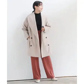 미사용 새상품 숄카라 코쿤 코트 r p s 택 포함