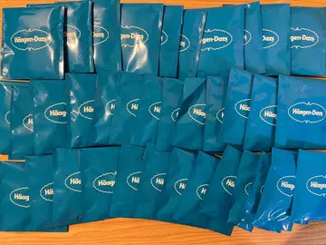 하겐다즈 캔 배지 36개 세트 미개봉 새상품