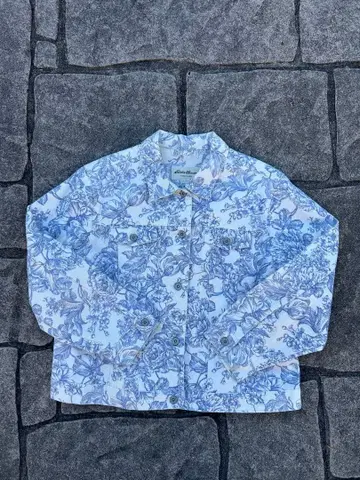 [ 90's ] Eddie Bauer 꽃무늬 데님 자켓 XL