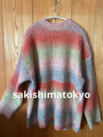 sakishimatokyo 부클레 그라데이션 니트