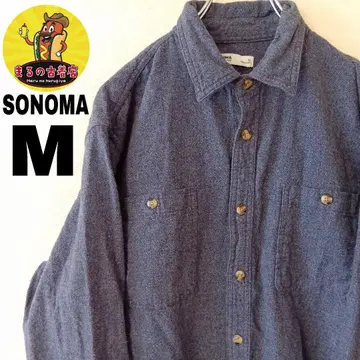 USA 구제 의류 MOSSIMO 플란넬 셔츠 M 네이비