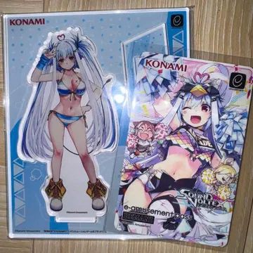 KONAMI 아크릴 스탠드 & e-amusement Pass 이치카