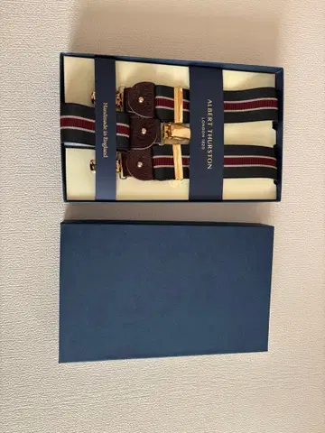 ALBERT THURSTON 스트라이프 서스펜더