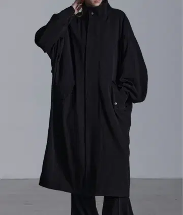 스텐카라 코트 롱 코트 블랙 남성용