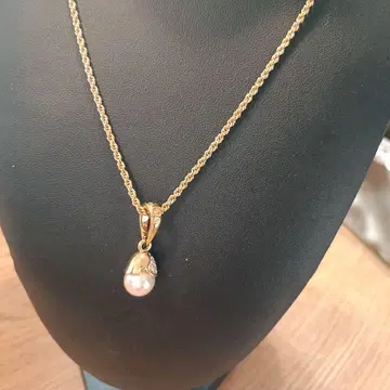 스와로브스키 펄 목걸이 깨끗한 상태