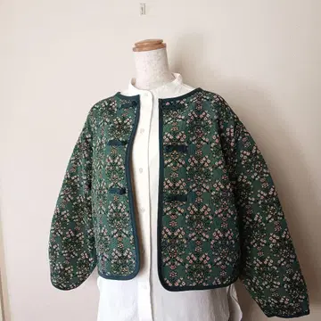 사만사 모스2 고블랑 직조 자켓 그린