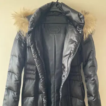 UNTITLED 롱 다운 코트 블랙