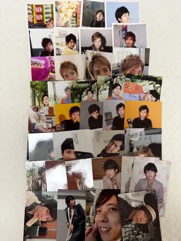 아라시 니노미야 카즈나리 사진 미니 부채