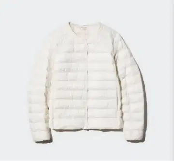 UNIQLO 퍼프 테크 컴팩트 자켓 화이트