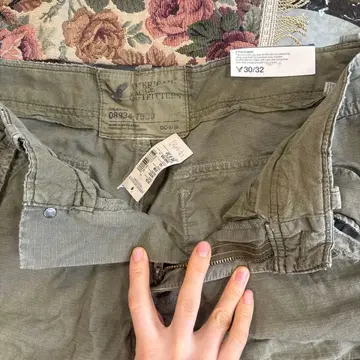 카고 팬츠 30/32 올리브 그린