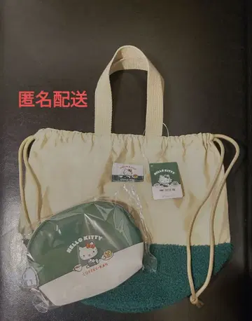 커피관 x HELLO KITTY 백 & 파우치