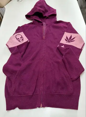 루시안 펠라 피네트 후드티 퍼플 캐시미어 혼방