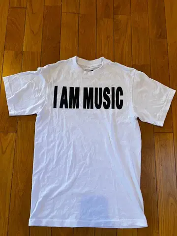 I AM MUSIC T셔츠 M 사이즈 화이트