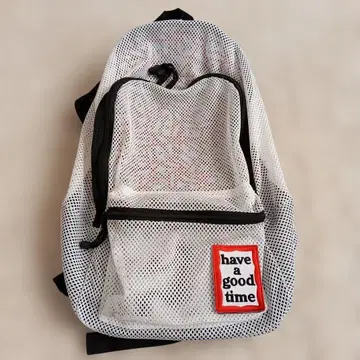 have a good time 메쉬 백팩