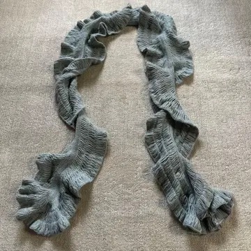 PAZPUR ALPAGA PARIS 알파카 100% 머플러 블루 그레이