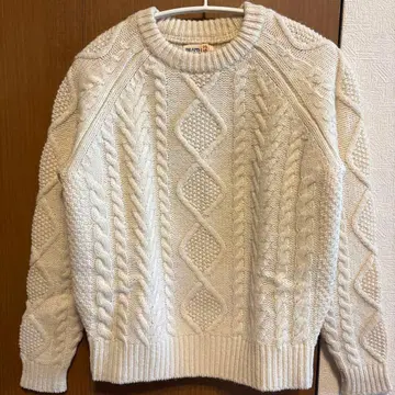 BEAMS BOY 케이블 니트 스웨터 긴팔 빔즈 보이