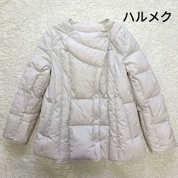 [ 미사용 새상품 ] 하르메쿠 노카라 다운 자켓 M A라인