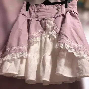 디어마이러브 휘핑 유메텐보 카슈쿨 프릴 사다리 레이스 스커트 4l