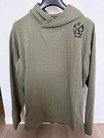 Russeluno 올리브색 퀼팅 후드 파카