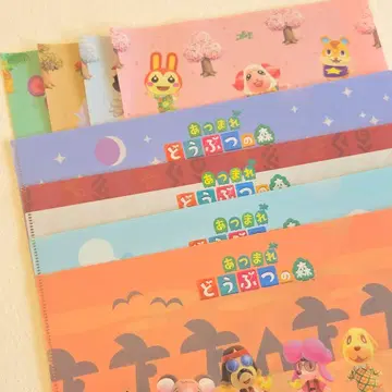 모여봐요 동물의 숲 클리어 파일 8개 세트