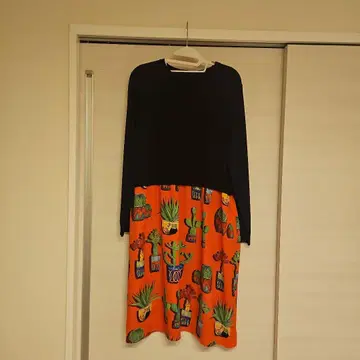 미사용 새상품 가을/겨울 니트 원피스 M 사이즈 인기 패턴 만 나인