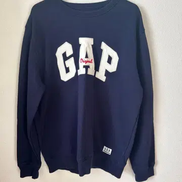 GAP 네이비 로고 맨투맨
