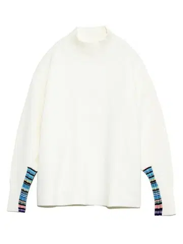 [ FURFUR ] 멀티 보더 슬리브 스웨터