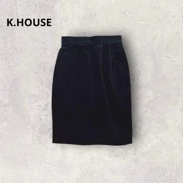 타이트 스커트 벨로아 코튼 큐프라 턱 가을 겨울 코디 백 슬릿