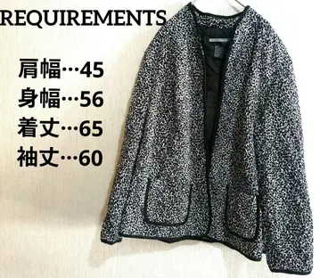 REQUIREMENTS 레오파드 무늬 가디건 1X