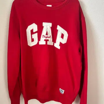 GAP 빨간색 로고 맨투맨 M 사이즈
