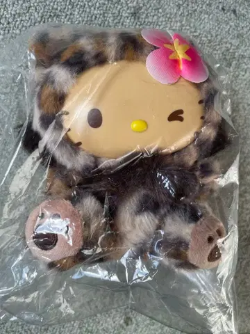 [ 새상품 ] 헬로키티 파인 페이스 캣 애니멀 마스코트 키링