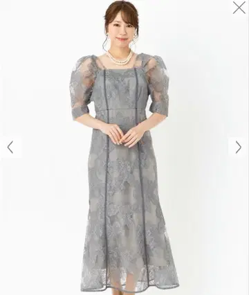 Leja 2WAY 머메이드 플레어 롱 드레스