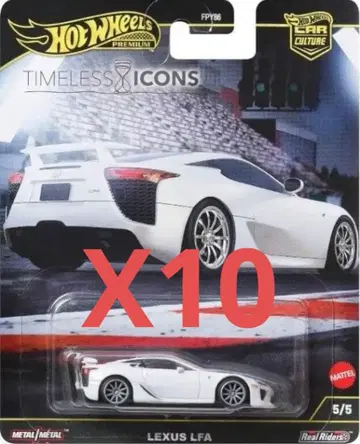 핫휠 타임리스 아이콘 렉서스 LFA 도요타 10대 세트