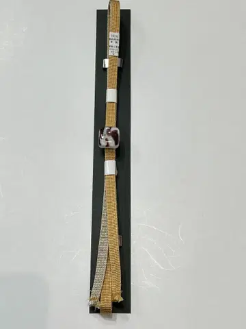 허리띠 삼분 끈 오비 고정 띠 부착 유리 잠자리 구슬 순수 실크 일본제