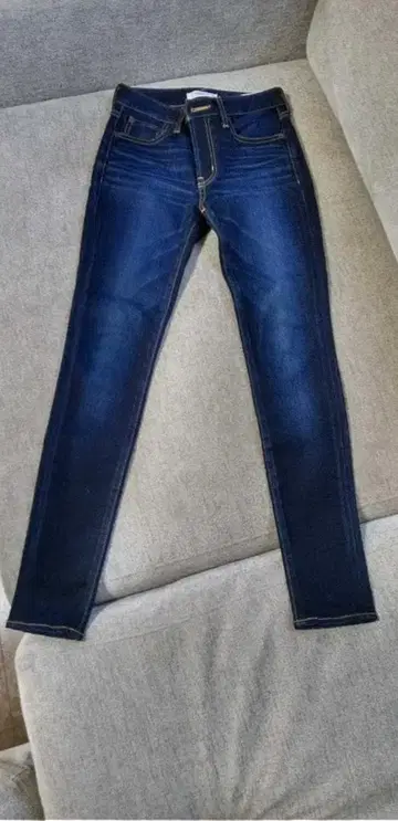 MOUSSY 스키니 데님 다크 블루