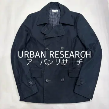 더블 버튼 트렌치풍 미들 기장 코트 네이비 무지 깔끔한 출퇴근용