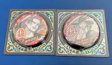 원피스 생일 캔뱃지 미호크 샹크스